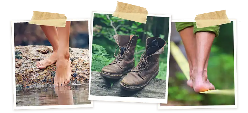 Bilder Füsse in der Natur